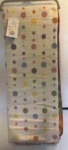Docofil Colorful Polka Dot Reversible Soft Throw Made in Portugal 51” X 67” NWT - Picture 1 of 5