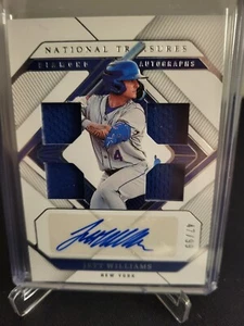 Jett Williams 2023 National Treasures 🔥 Auto Quad Relic Patch #d /99 🔥 Mets - Picture 1 of 2