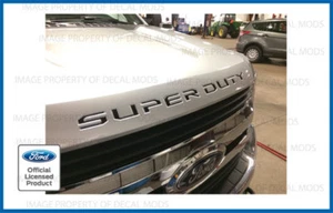 2022 Ford F250 F350 Super Duty Hood Grille Letters Sticker Inlays Decals Overlay - Picture 1 of 1