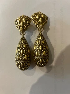 vintage statement earrings, 80’s, clip on - Picture 1 of 2