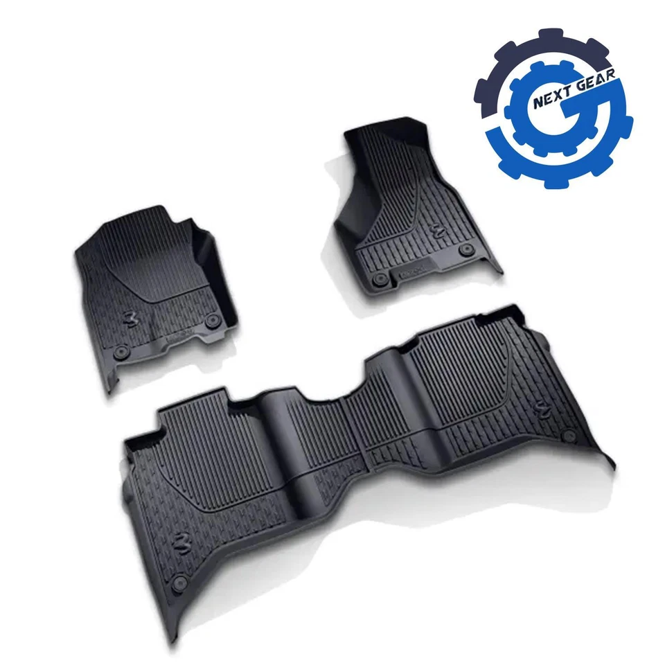 Novo kit de tapete Mopar All Weather fabricante de equipamento original 1ª 2ª linha 2019-2024 RAM 2500 3500 82215756AC - Imagem 1 de 1
