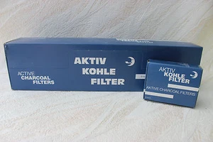 Brebbia Aktivkohle Filter 9mm - Pfeife / Pipe Aktivkohle Filter 10x40= 400 Stk. - Picture 1 of 2