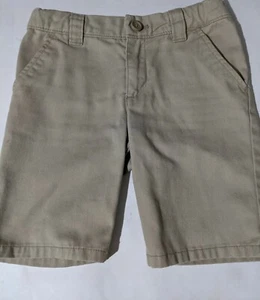 Cat & Jack Boys Khaki School Uniform Shorts Size 6 - Picture 1 of 5