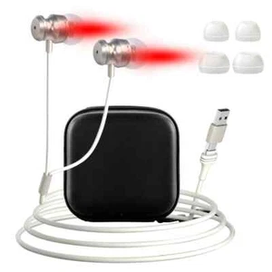 Tappi auricolari terapia luce rossa infrapeace 650nm acufene orecchio terapia laser tipo C - Foto 1 di 22
