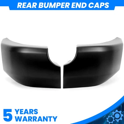 Pair For Toyota FJ Cruiser 07-14 08 Rear Corner Bumper End Cap Pad LH & RH Black Foto 1 de 4