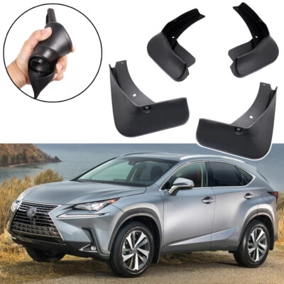 4 Mud Flaps Splash Guards Fender Car Mudguard for Lexus NX 300h 2018-2022 - Imagem 1 de 4
