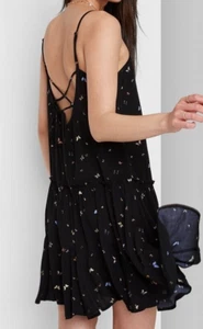 Wild Fable Butterfly Print Trapeeze Swing Dress -Women's Size M NEW $25 - Picture 1 of 5