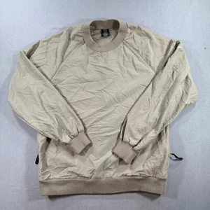 Vintage Nike Golf Windbreaker Pullover Herren Medium Beige Regenjacke Nylon Taschen - Bild 1 von 9