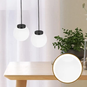 Glass Globes for Light Fixtures Art Lampshade Replacement Frosted - Picture 1 of 12