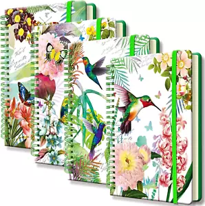 Garden Blooms Journals for Women & Girls A5 Lined Spiral Notebooks  5.7''  - Picture 1 of 11
