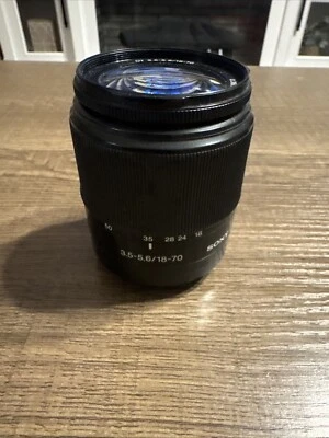Sony 18-70mm f/3.5-5.6 DT Lens for Sony Alpha A mount DSLR Camera *GOOD/TESTED* - Image 1 of 4