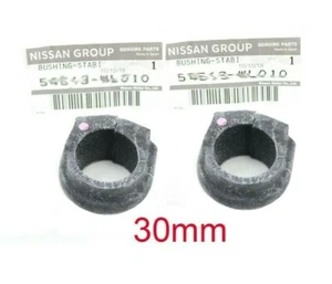 PARA NISSAN ELGRAND E51 2 DELANTERO 30mm ESTABILIZADOR ORIGINAL BARRA ANTIVUELCO D CASQUILLOS PAR - Imagen 1 de 1