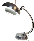 ❤️ LAMPADA TAVOLO GLASS TABLE LAMP TISCHLAMPE LAMPADARA ARREDOLUCE ACCIAIO 70S