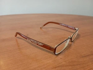 Ted Baker Lipstick Rose B128 BRN 53 16 135 Eyeglasses Frame Only Floral Brown - Picture 1 of 8