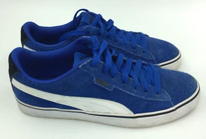 Men's PUMA Blue Suede Classic Runners Shoes Blue Trainers UK 6 US 7C EUR 39 - Picture 1 of 9