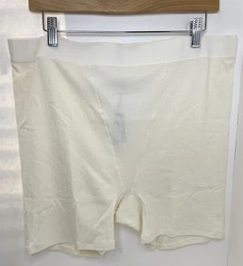SKIMS Logo Pointelle Boxer Short Underwear Color Bone Size 4X Sold Out NWT Read - Picture 1 of 6