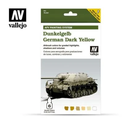 Armour Acrylfarbe Set - Afv Dunkelgelb Dunkel Gelb Vallejo 78401 - Bild 1 von 2