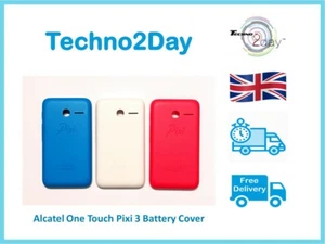Original Alcatel One Touch Pixi 3 (3.5 inch) Back Battery Cover Rear Housing - Picture 1 of 5