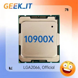 ✅Intel Core i9-10900X SRGV7 3.7GHz 10C / 20T 19.25MB 165W LGA2066 CPU i9 10900X - Picture 1 of 3