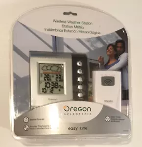 OREGON SCIENTIFIC Wireless Weather Station Model BAR626 Temp. Forecast Clock NEW - Picture 1 of 11