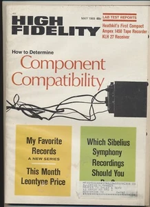 High Fidelity Music Magazine Vol 19 #05 May 1969 Component Compatibility VTG - Picture 1 of 3