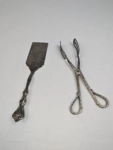 Vtg  /Spatula /Serving Cake/Pie International Silver Company Clamp Forks 11 " - Picture 1 of 14