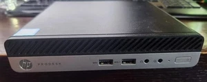 HP PRODESK 400 G5 Mini Intel i5-9500T 2.20GHz 8GB RAM 256GB Windows 11 Pro - Afbeelding 1 van 5