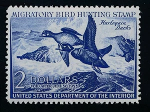 UNITED STATES (US) RW19 MINT VF HINGED $2 DEEP BLUE - Picture 1 of 2