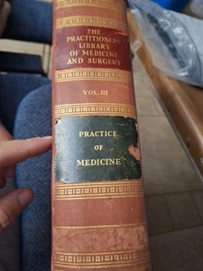 1935 Practitioners Library of Medicine & Surgery Vol 3 III Practice 1st Print - Picture 1 of 6