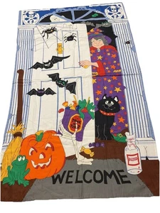 Halloween Door Panel "WELCOME" Spooky 52 x 32 - Picture 1 of 5
