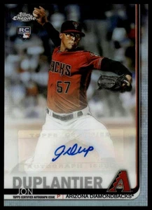2019 Topps Chrome Update #CUA-JD Jon Duplantier Autographs RC - Picture 1 of 2