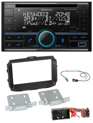 Kenwood CD 2DIN DAB USB MP3 Bluetooth Autoradio für Alfa Giulietta 940 Facelift - Bild 1 von 4