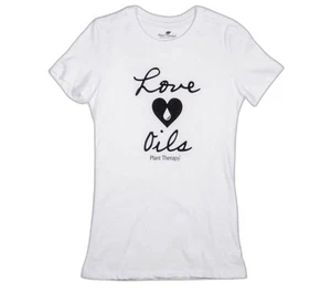 Plant Therapy T Shirt Womens Small White Shirt White T-Shirt Essential Oil A1 - Picture 1 of 8