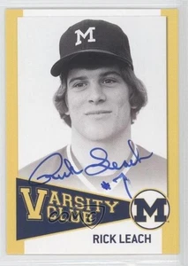 2004 TK Legacy Michigan Wolverines Varsity Club Auto Rick Leach #VCB3 Auto - Picture 1 of 4
