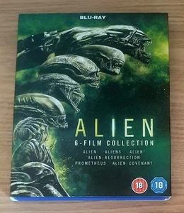ALIEN 6-FILM COLLECTION - 6 Disc Blu-ray Box Set. The Ultimate in Sci-Fi Horror - Picture 1 of 5