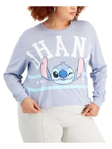 HYBRID APPAREL Womens Long Sleeve Crew Neck T-Shirt - Picture 1 of 2