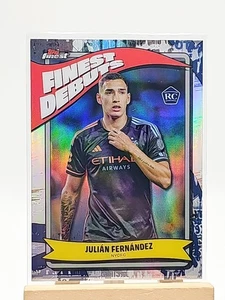 2024 MLS Topps Finest - NYCFC -  Julian Fernandez - Finest Debut - Picture 1 of 2
