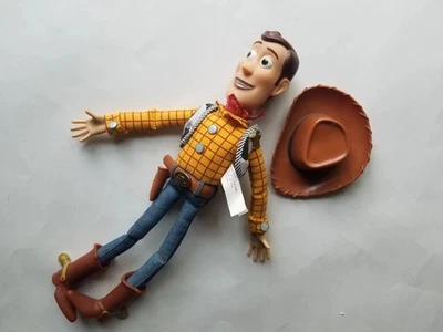 Disney Pixar Thinkway Toy Story Sheriff Woody Pull-String Talking Works Foto 1 de 3