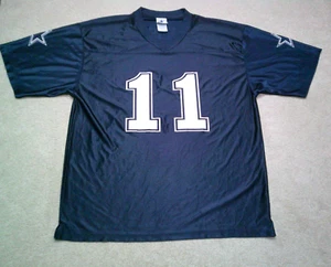 Dallas Cowboys Drew Bledsoe #11 Jersey Mens XL Extra Large Blue - Picture 1 of 8
