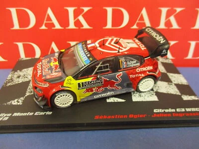 Die cast 1/43 Modellino Auto Citroen C3 WRC Rally Monte Carlo 2019 S. Ogier - Immagine 1 di 4