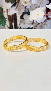 Gold Imitation Bangles Pansy - Picture 1 of 4