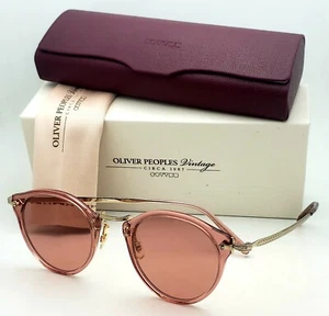 Oliver Peoples Photochromic Sunglasses OV5184-S 1636P0 47-24 Rose 18K GP Frames - Picture 1 of 12