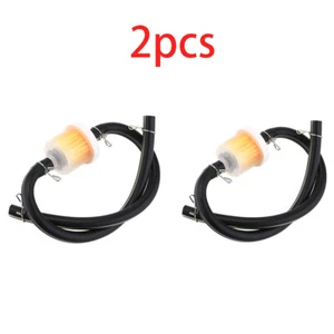 2* Universal Benzinhahn 5-6mm Ø 2x Filter 6mm Ø 6x Schlauch für Moped Quad ATV - Bild 1 von 16