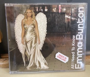 Emma Bunton - All I Need to Know (CD, 2007) 2 TRK Single UK EXCELLENT - Imagen 1 de 3