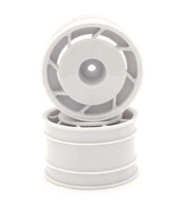 Kyosho 1/10 Wheels ULTIMA REAR RIMS 8D 50MM -WHITE- (2PC) #UTH002WT - Picture 1 of 4