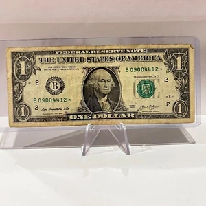 Duplicate Star Note Series 2013 $1 Dollar Bill *New York* US Paper Currency - Picture 1 of 2