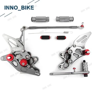 For Suzuki GSXR750 2011 - 2023 2018 2017 2016 2015 Footrests Rear Sets Foot Pegs - Picture 1 of 6
