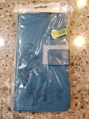 Funda tipo billetera de cuero con patrón Samsung Galaxy A01 Foto 1 de 4