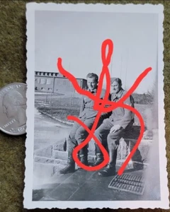 GERMAN AFRIKA KORPS TROOPS LUFTWAFFE single  photo 1942 - Picture 1 of 2