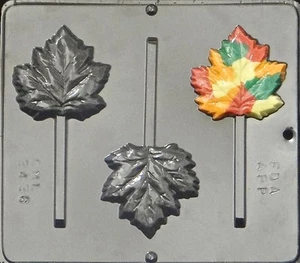 Maple Leaf / Herbstblatt / Autumn Leaf Lutscher Schokolade Süßigkeiten Form 3436 NEU - Bild 1 von 2
